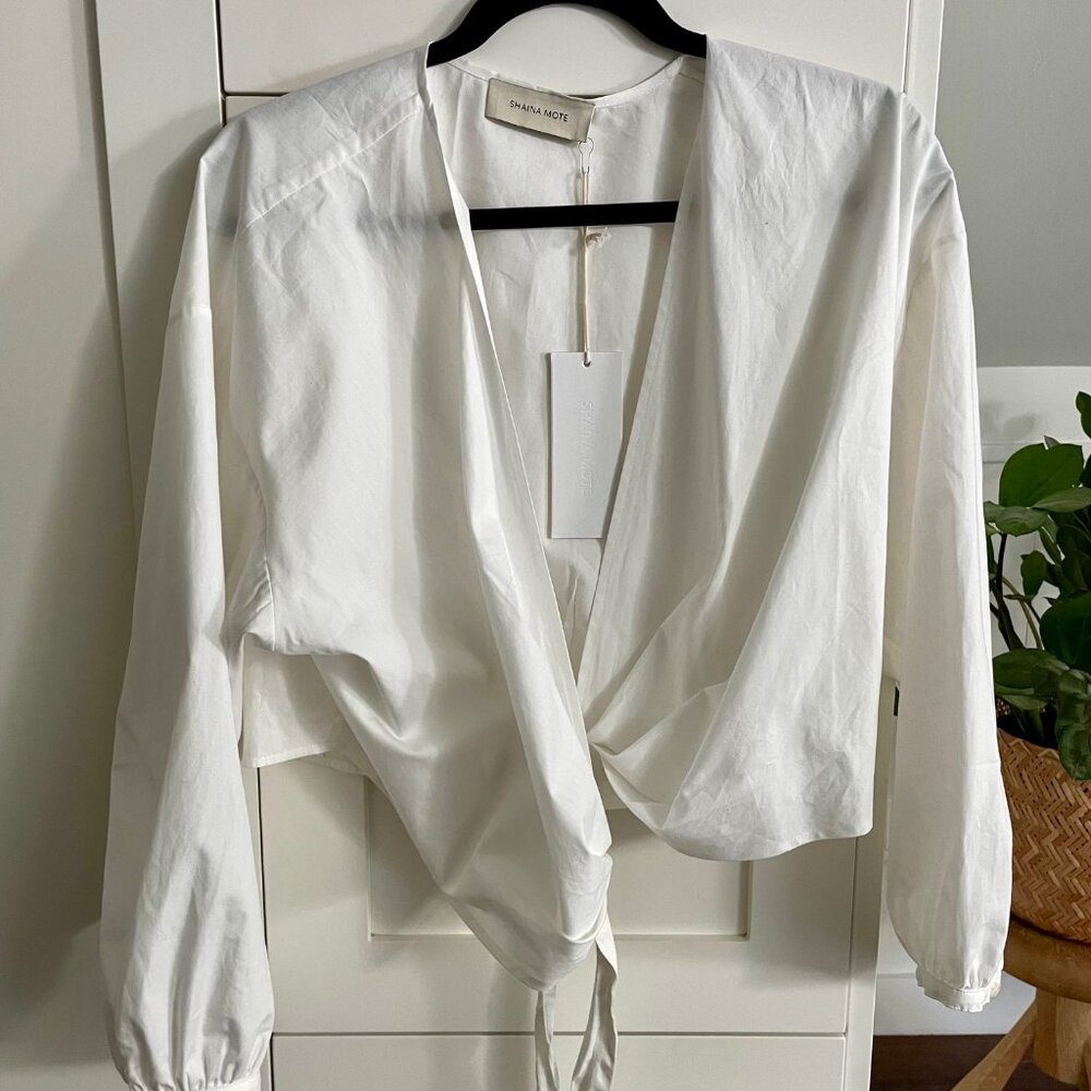 Shaina Mote Giverny Blouse in Salt - Picture 3 of 4